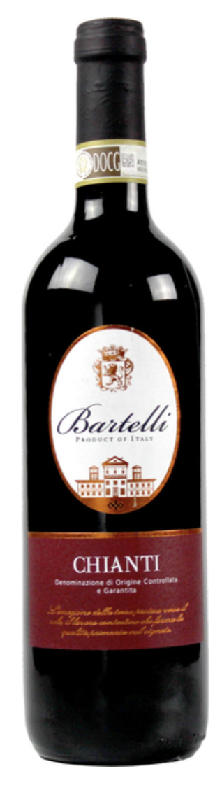 Вино Bartelli Chianti сухе червоне 13% 0.75 л